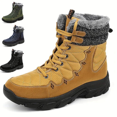 Men's Cotton High-Top Plus Velvet Warm Snow Boots